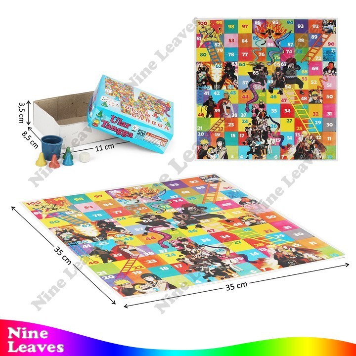 Game Toys Mainan Ular Tangga Gambar Karakter Naruto
