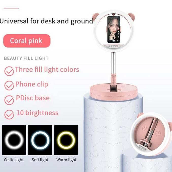 Ring Light Lipat 10 Inch Ring Light G2 Lipat Selfie Tiktok Led Live New Stok