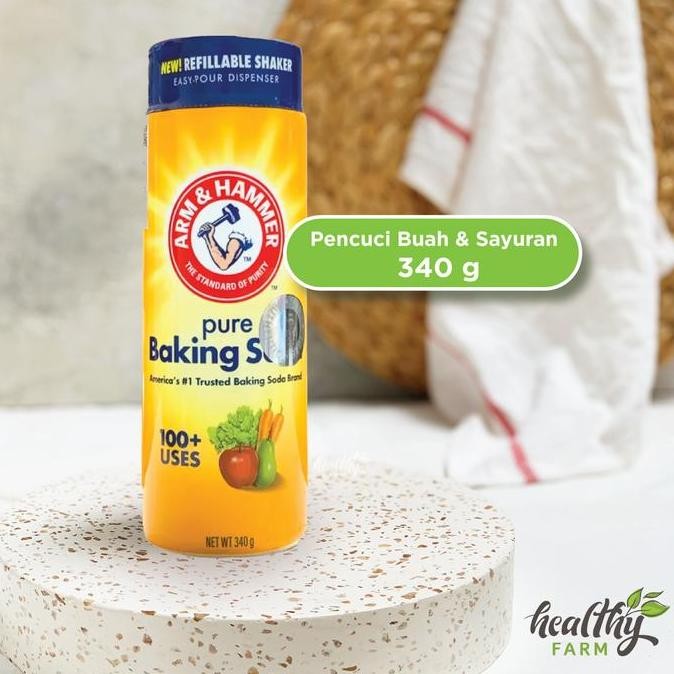 

Sale! Baking Soda / Soda Kue Arm & Hammer Shaker Pencuci Buah Sayur 340G