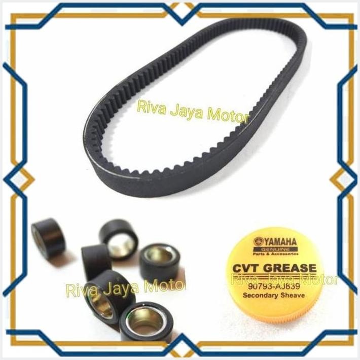 [RIV] VANBELT VAN BELT VBELT SET + ROLLER + STEMPET CVT NMAX N-MAX N MAX 155