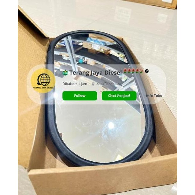 New Kaca Spion PC200 SK200 KOBELCO KOMATSU