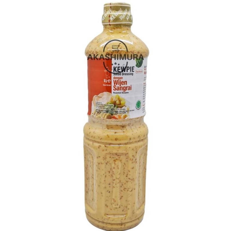 

Tersedia Kewpie Salad Dressing Roasted Sesame-Wijen Sangrai 1 Liter