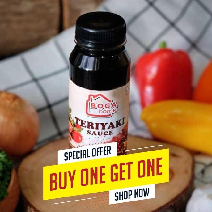 

Buy 1 Get 1 Teriyaki Sauce Boga Home | Saus Bbq | Saus Teriyaki Stok Terbatas