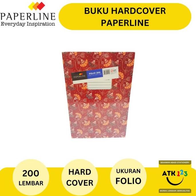 

produk baru!! buku hardcover folio merk paperline isi 200 lembar