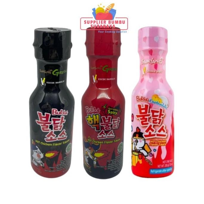

Tersedia Saus Samyang Hot Fire Chicken / Buldak Sauce Halal 200g