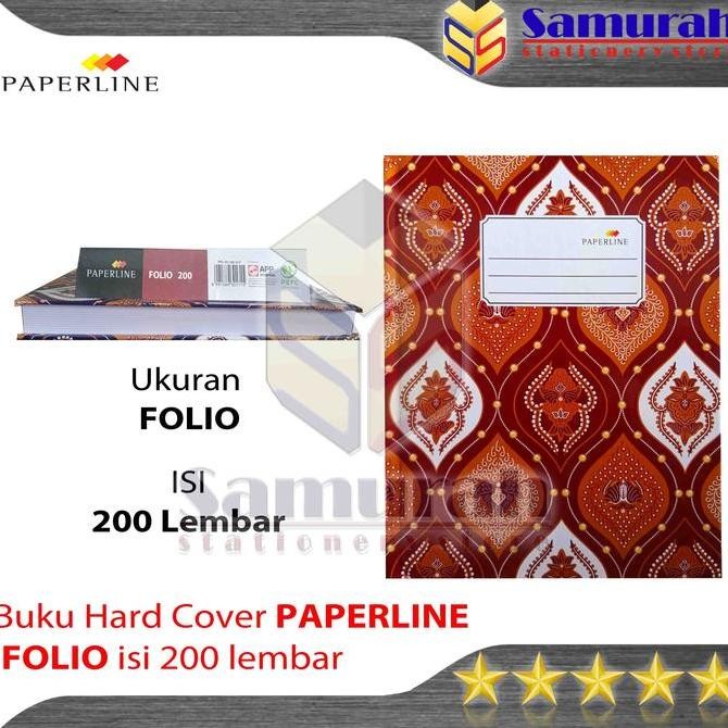 

produk baru!! buku hard cover paperline folio isi 200 lembar / buku akutansi ppl f4 / catatan laporan tebal