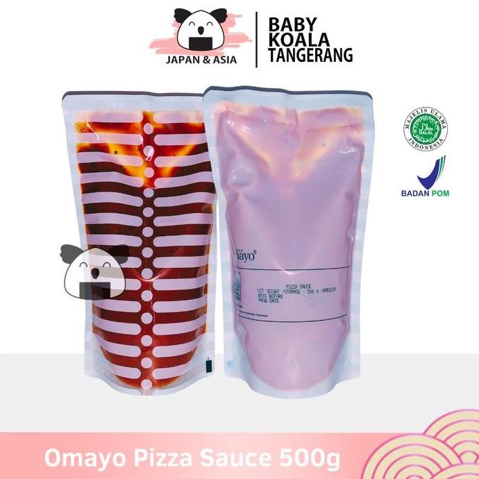 

Ready OMAYO PIZZA SAUCE Saus Pizza Base 500 g Halal-