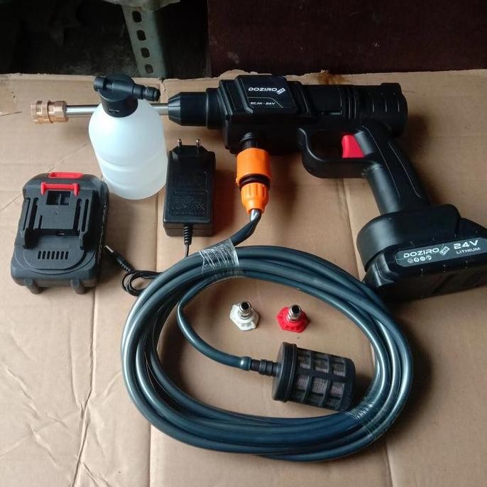 Doziro Cordless Jet Cleaner Mesin Cuci Motor Mobil Ac Batrai