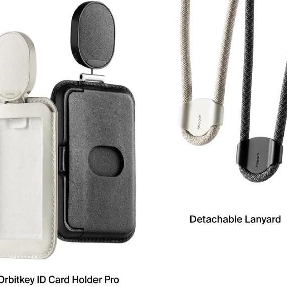 

NEW Name Tag ID Card Holder PRO with Landyard Orbitkey