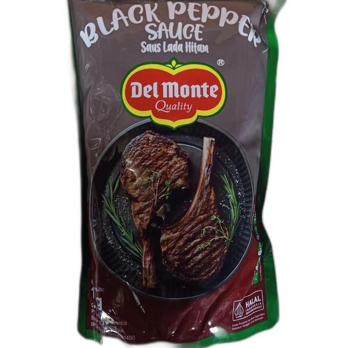 

delmonte lada hitam black pepper sauce 1kg terlaris
