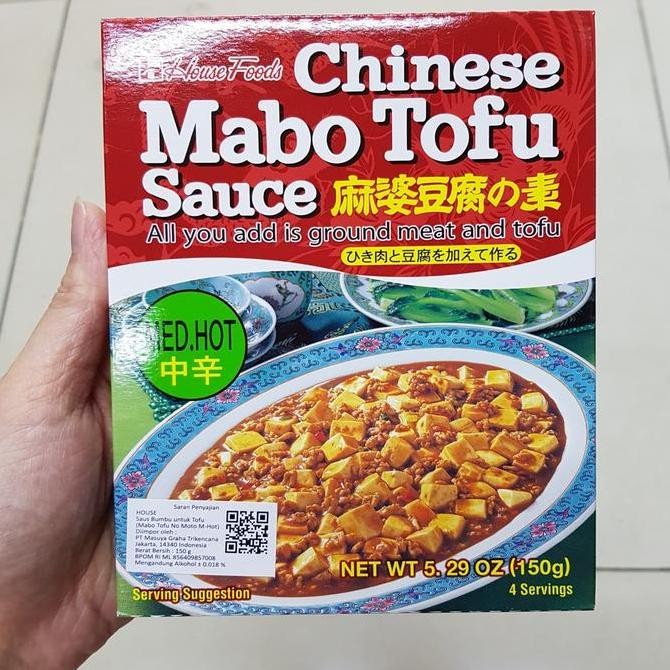 

Tersedia House Chinese Mapo Tofu Sauce Med.Hot 150gr - Bumbu mapo tahu Jepang