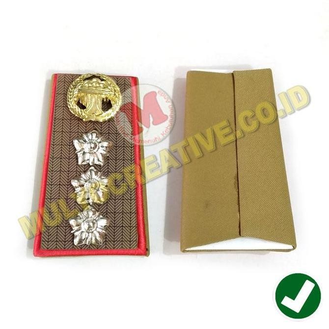 Evolet Tanda Pangkat Camat Evolet Tanda Jabatan Camat Warna Keki New Stok