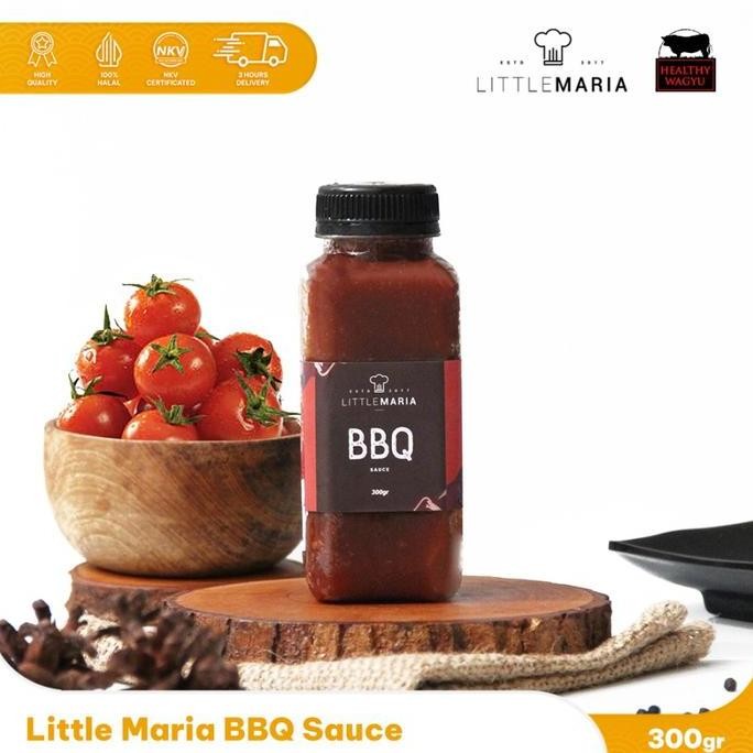 

Diskon! Little Maria Smokey Bbq Dipping Marinade Topping Sauce 300Gr Healthy Wagyu