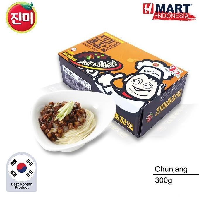 

Ready JINMI Black Bean Paste - Pasta Kedelai Hitam / Chunjang 300g