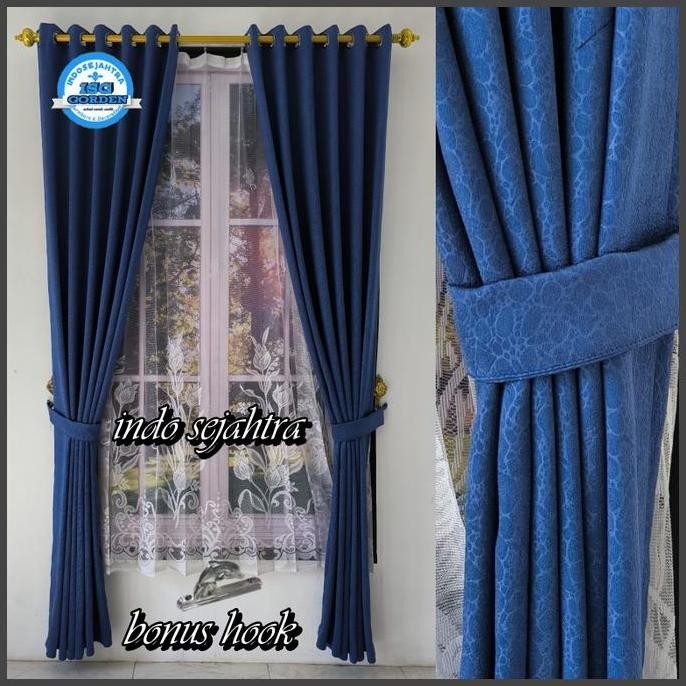 TERLARIS GORDEN JENDELA PINTU MINIMALIS MURAH BAHAN BLACKOUT IMPORT PREMIUM ABU TUA MINIMALIS MODEL 