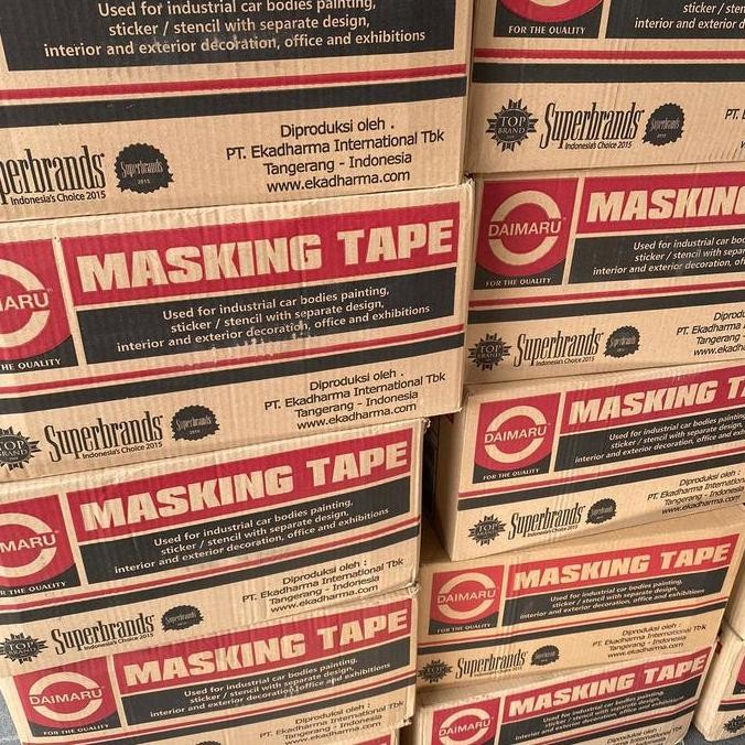 

ready masking tape / lakban kertas / daimaru 1 inch / 1 dus
