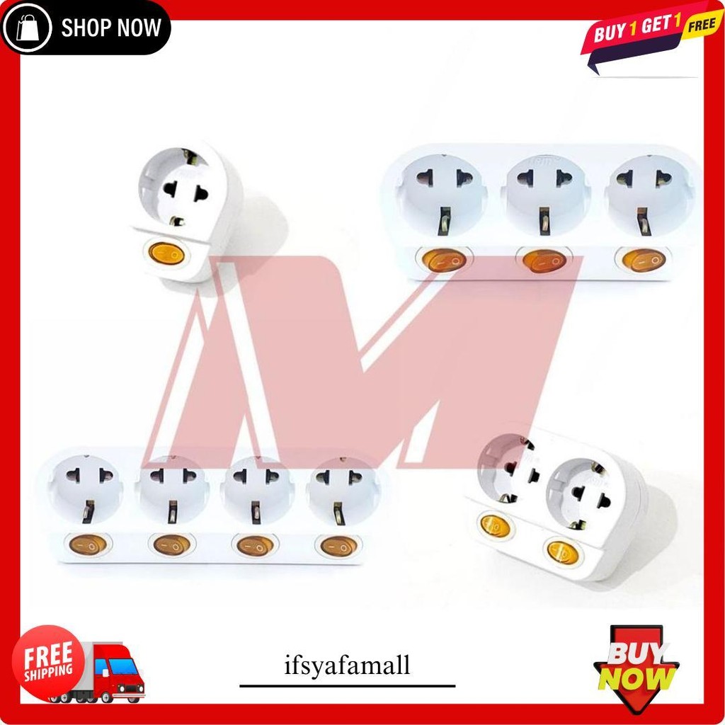 Trm Erke St-3081~3084 T Multi Arde Model Stop Kontak Arde KualitasBagus Original Produk