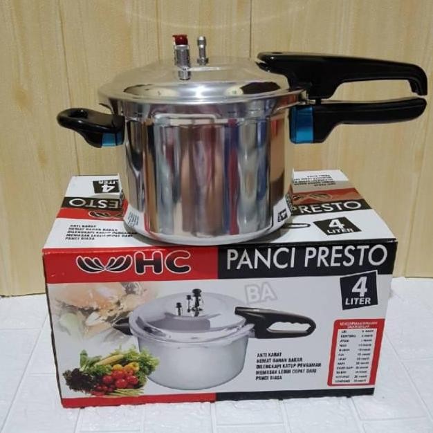 Spesial Hc Panci Presto 20 Cm 4 Liter | Pressure Cooker 4L