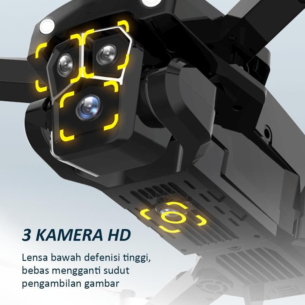 Ready Ideelab K005 Drone Pintar Motor Tanpa Sikat Hd 1080P Kamera Ganda Memotret Drone Mini Murah As