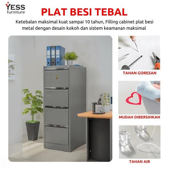 

TERBARU - Filling Cabinet 4 Laci VIP V - 304