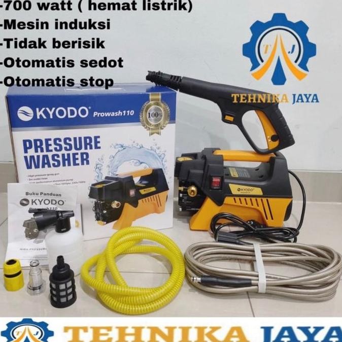 NEW Steam Jet cleaner Kyodo prowash 110 (Hemat listrik ) Mesin cuci Mobil Motor AC Air Car