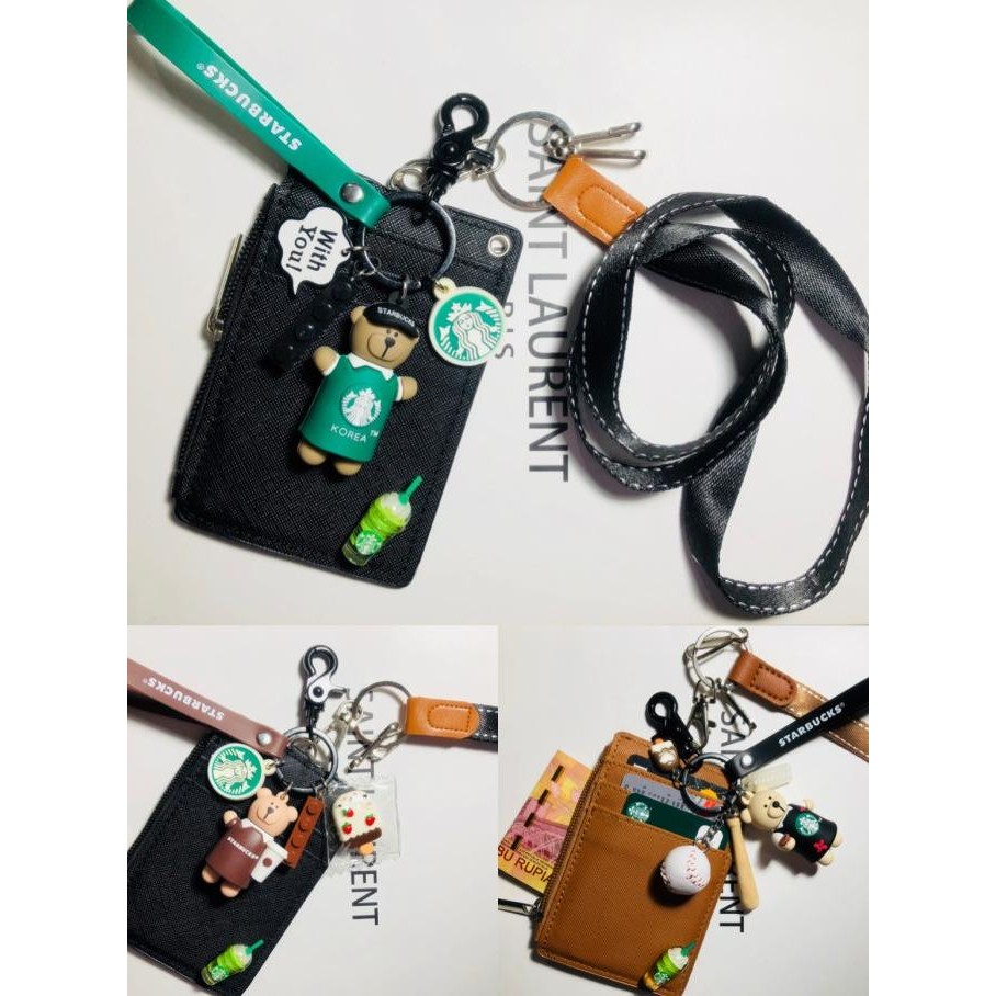 

dompet cardholder Starbucks kartu id/akses/ATM/Pelajar/gift/keychain