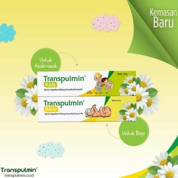 Produk Baru TRANSPULMIN Balsam Baby & Kids 10gr 20gr / Balsem Salep Bayi dan Anak meringankan batuk 