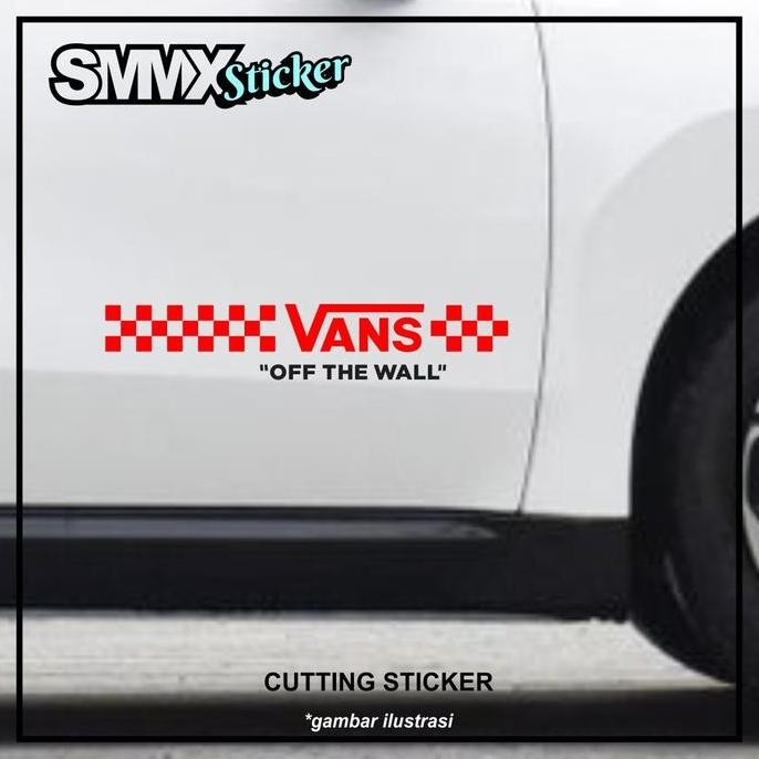 

ready Cutting Sticker Stiker Vans of The Wall Chess board Catur