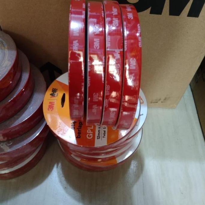 

ready Double Tape VHB 3M Original Super Kuat Super Lengket 12mm