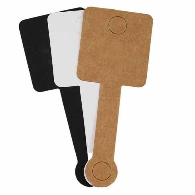 

ready 100pcs/Set Label Perhiasan Gantung 4x10.2cm Label Harga Perhiasan Label Kalung Label Gelang Label Cincin