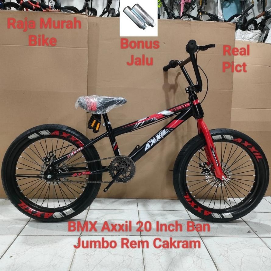 Sepeda Anak Bmx Axxil 20 Inch Sepeda BMX 20 Axxil Ban Jumbo Rem Cakram