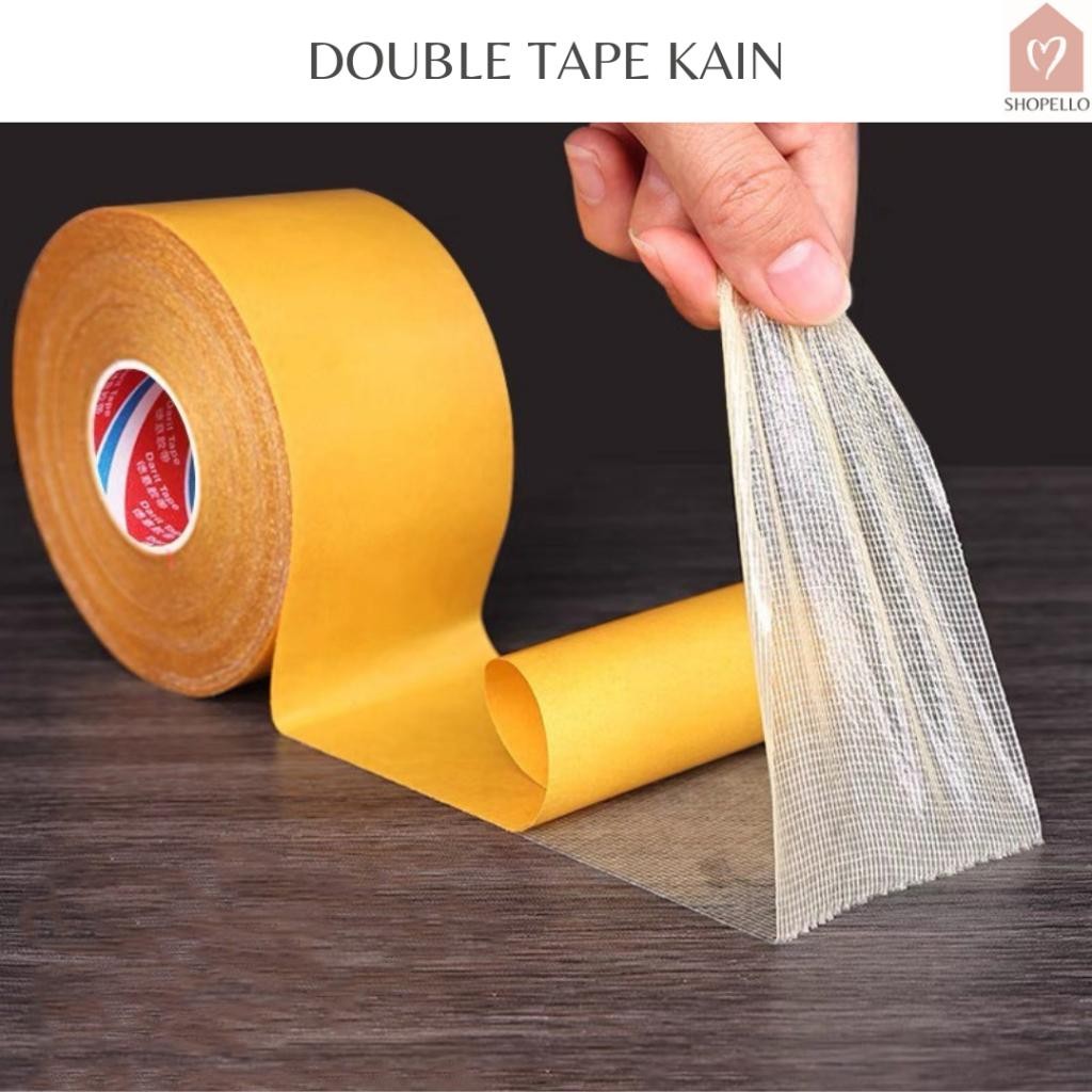 

Shopello Double Tape Kain Mesh Lem Dua Sisi Tanpa Bekas Isolasi Selotip Solatip Perekat Dekorasi Karpet