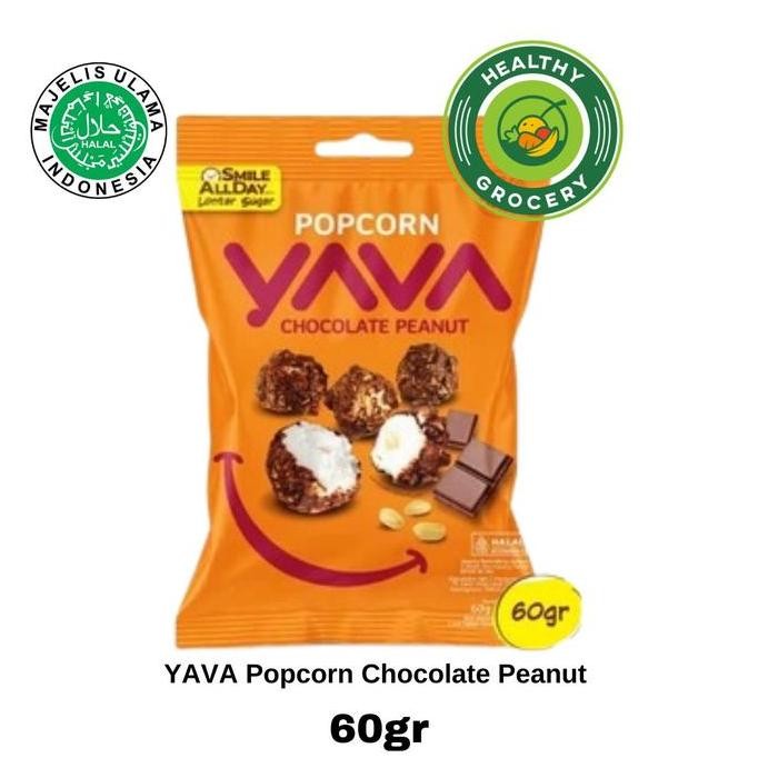

] YAVA Popcorn Sea Salt Caramel 60gr / YAVA Popcorn Chocolate Peanut 60gr