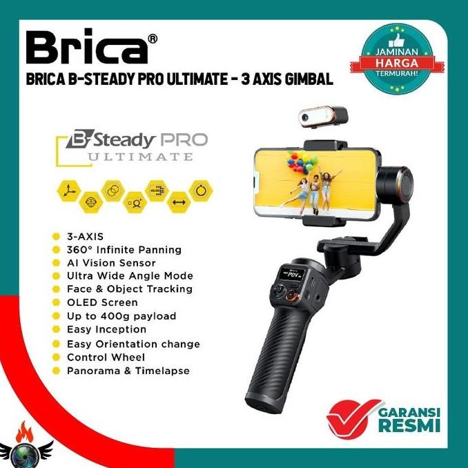 Brica B-Steady Pro Ultimate - 3 Axis Gimbal Brica Steady Pro Ultimate New Stok