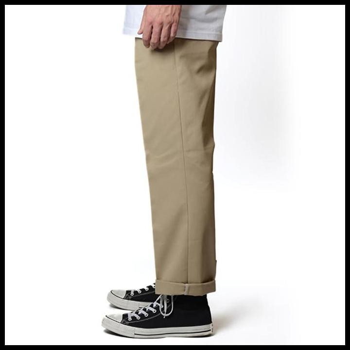Dickies-Wp873 Slim Straight Fit Work Pant-Kh Original Best Seller