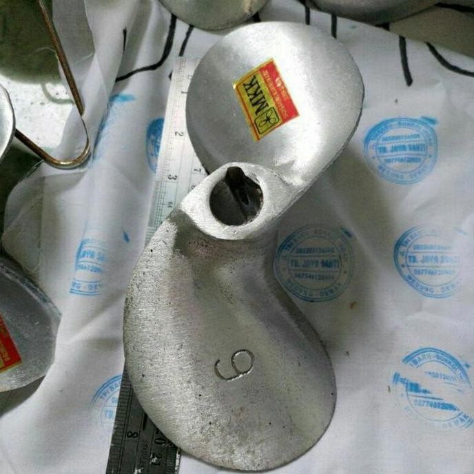 @=@=@=@=] kipas propeller baling baling perahu kapal daun 2 no 9 alumunium