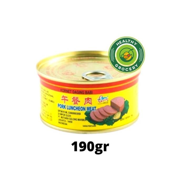 

((((()paling dicari] Gulong Pork Luncheon Meat 190gr / Daging Babi Olahan