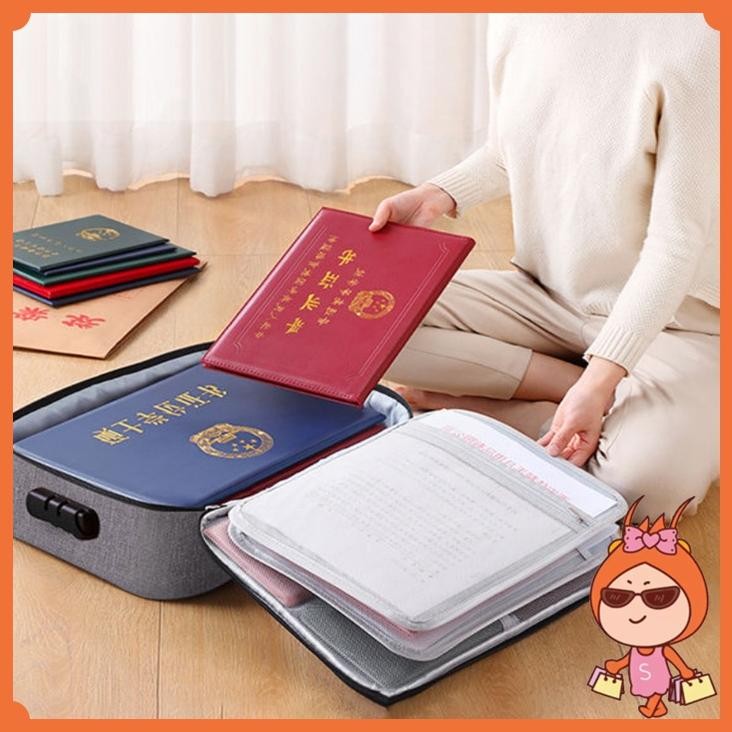 

Reseller Welcome - H5962 Tempat Penyimpanan Sertifikat File Dokumen Penting / Tas Dokumen Multifungsi / Document Storage Box / Tas Dokumen