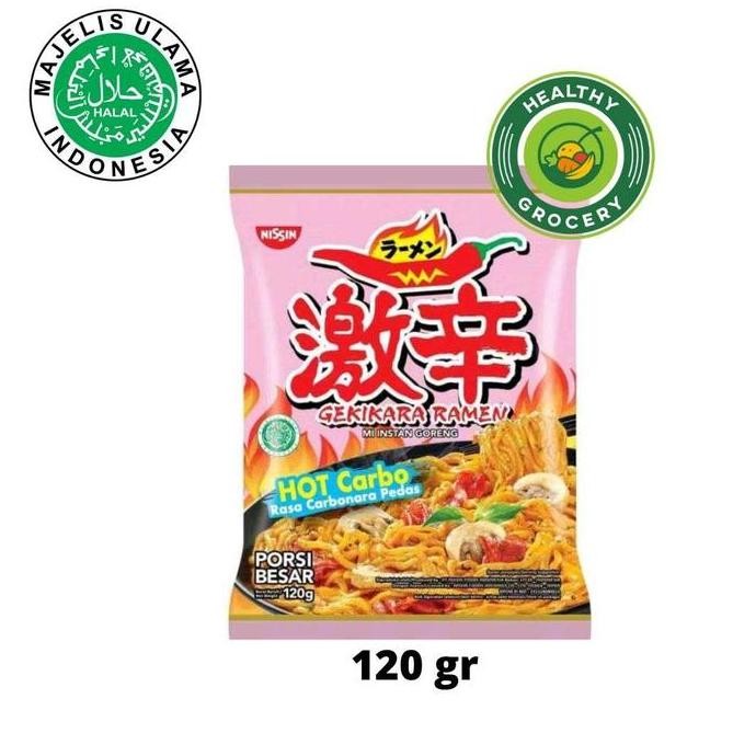 

------] Nissin Ramen Gekikara Ramen Hot Carbo 120gr / Mie Rasa Carbonara Pedas