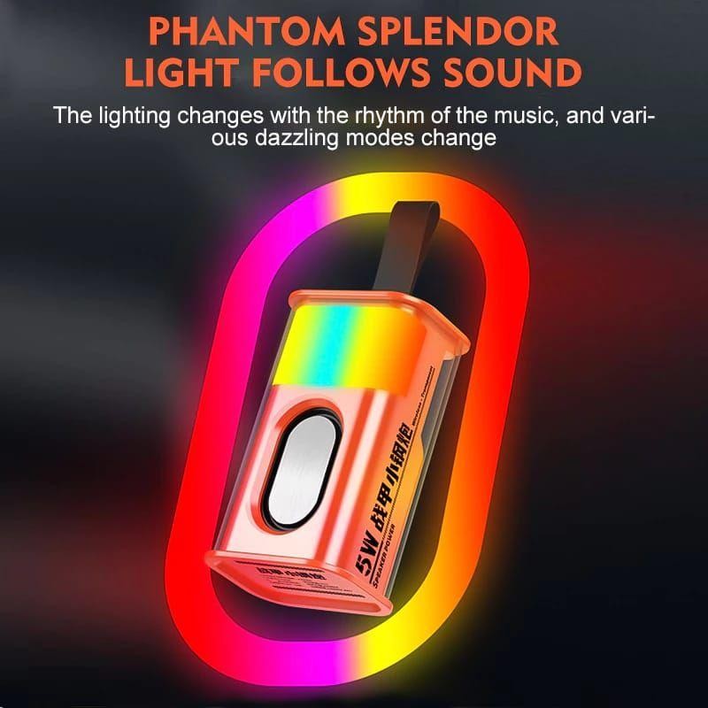 Speaker Mecha Mini Speaker Mecha 5W Speaker Transparan Tws Speaker 5W