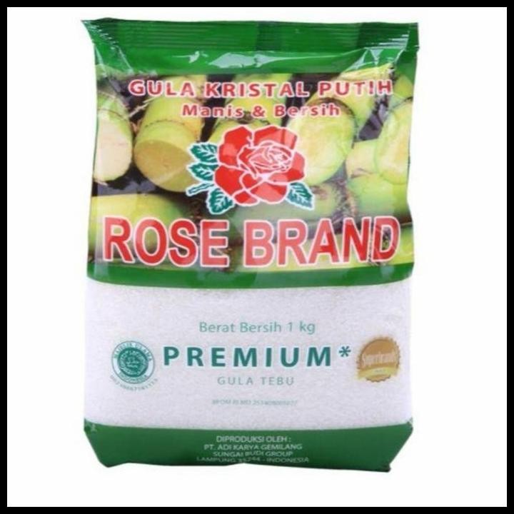 

Rose Brand Gula Pasir Putih Premium [1 kg]