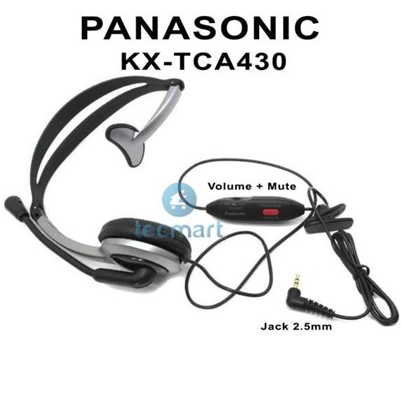 BARU PANASONIC KX-TCA430 / COMFORT-FIT HANDS-FREE FOLDABLE HEADSET