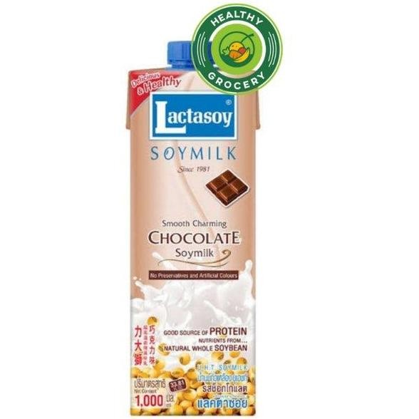 

>*>*>*>*] LACTASOY Soymilk Susu Kacang Rasa Cokelat 1 Liter