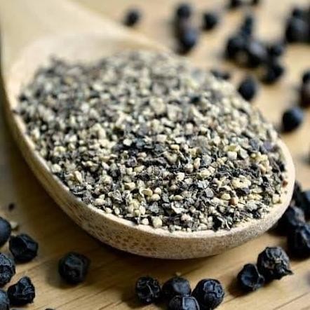 

cusss order] Black Pepper Crushed 500gram / Lada hitam kasar / merica cacah