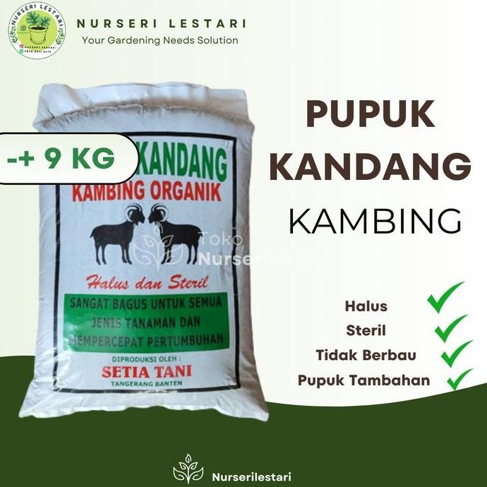 

Terlaris Pupuk Kandang Kambing Halus Cap Stia Tani (Bukan Butir) Khusus Gojek