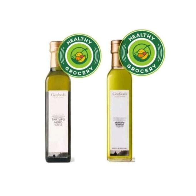 

_^_^_^] Geofoods Tartufo Bianco White Truffle olive oil 250ml / Nero Black Truffle Olive Oil 250ml
