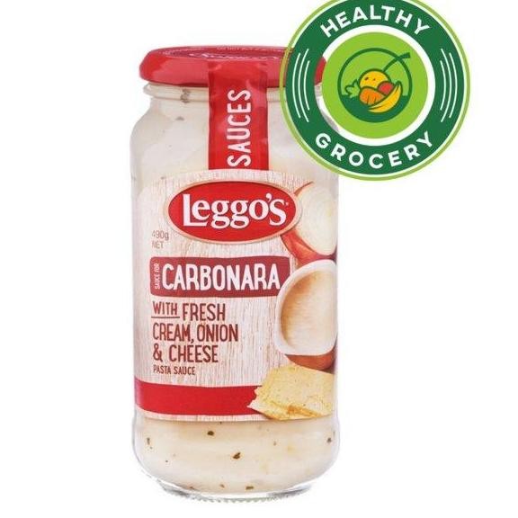

] Leggo's Carbonara Sauce 490gr Leggos Saus Pasta Carbonara