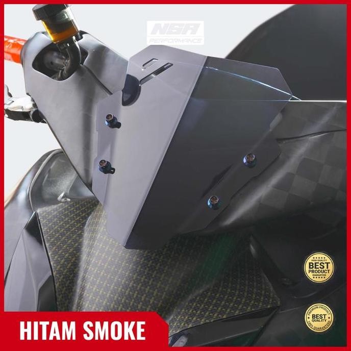 Nsa Visor Aerox Windshield Aerox All Aerox New Aerox Connected 2021-2022 Visor Aerox 2021 Aksesoris 