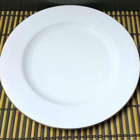 *:*:*:*:*] Piring Putih Polos Keramik 6" Piring Kecil Tatak Saji Makanan Snack