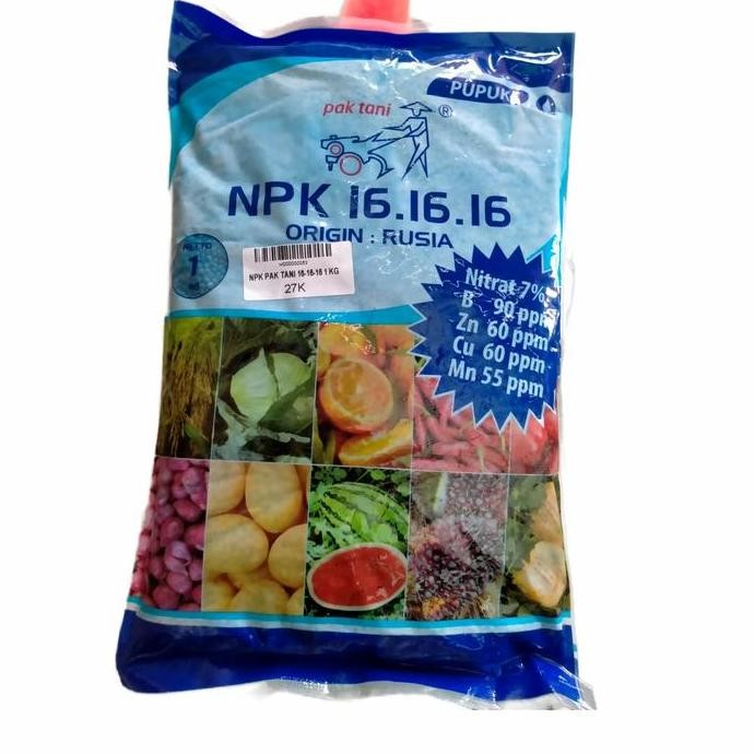 

Terlaris Npk Pak Tani 16-16-16 1Kg